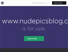 Tablet Screenshot of nudepicsblog.com